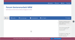 Desktop Screenshot of forum-seniorenarbeit.de