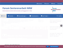 Tablet Screenshot of forum-seniorenarbeit.de